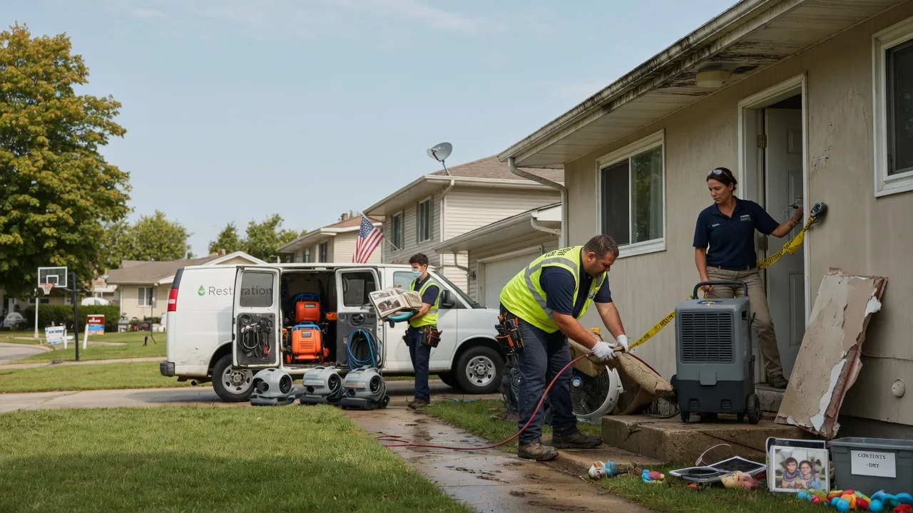 Water Damage Restoration in Fithian, IL near me